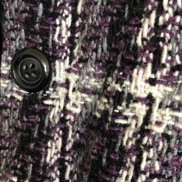 American Rag Patterned Wool Coat - Picture 3 of 3